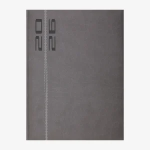 Rokovnik Atena A4 2026 – sivi