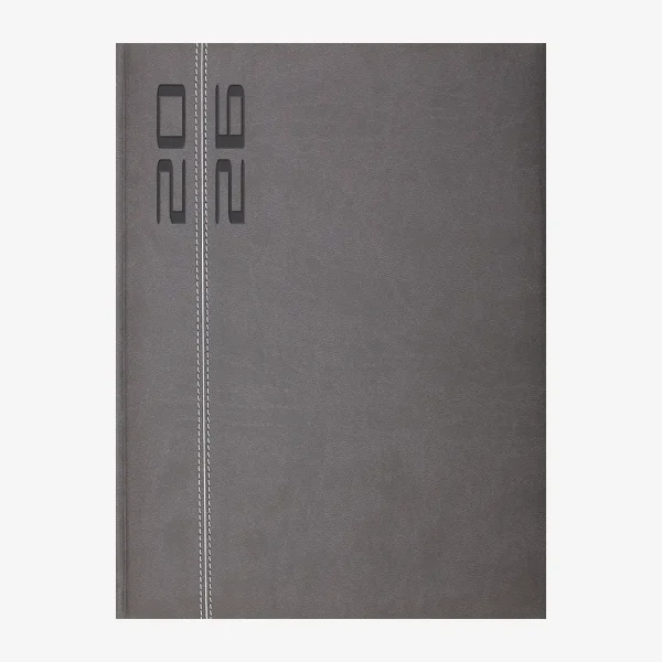 Rokovnik Atena A4 2026 – sivi