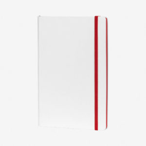 Notes A5 Flux White - crveni