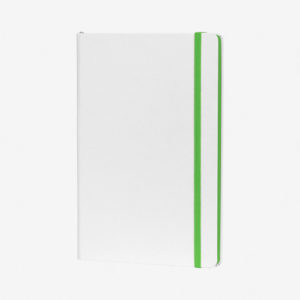 Notes A5 Flux White - kivi zeleni