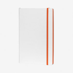 Notes A5 Flux White - narančasti