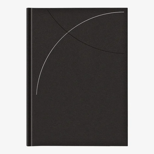 Rokovnik Astro A4 2026 – metalik crni