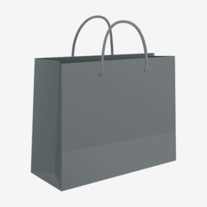 Vrećica 50x37x12 sjajna - srebrna