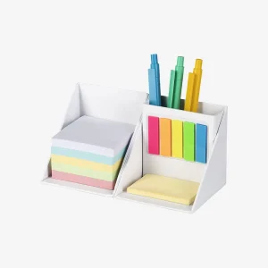 Biorazgradiva sklopiva kocka Block - bijela s olovkama