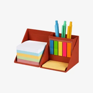 Biorazgradiva sklopiva kocka Block - crvena s olovkama