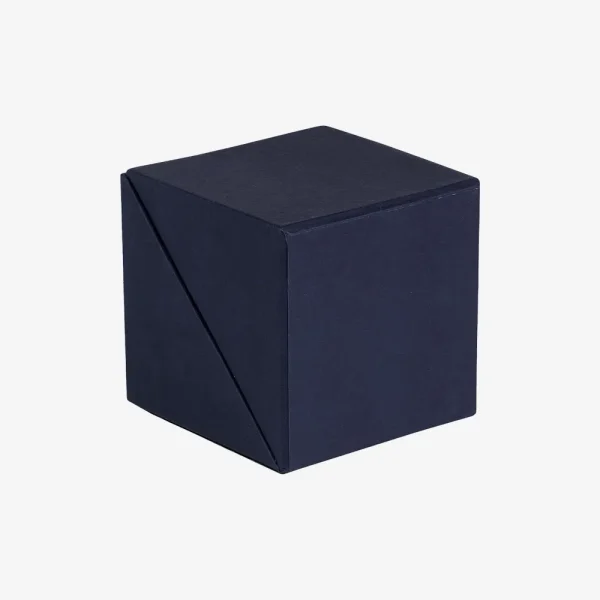 Biorazgradiva sklopiva kocka Block - plava zatvorena