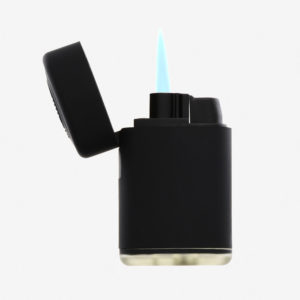 Upaljač Jet Flame - crni otvoreni