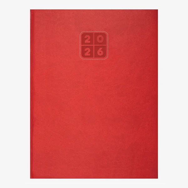 Rokovnik Firenza A4 2026 – crveni