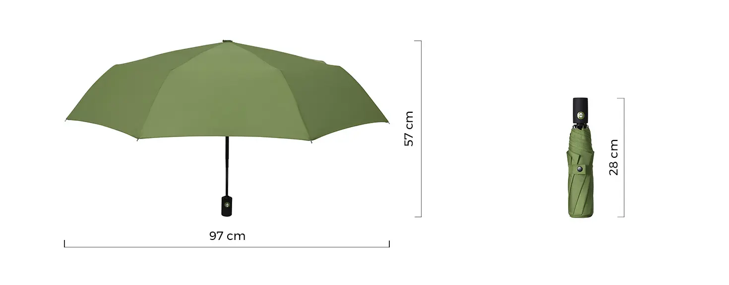 Kišobran Fiore - dimenzije