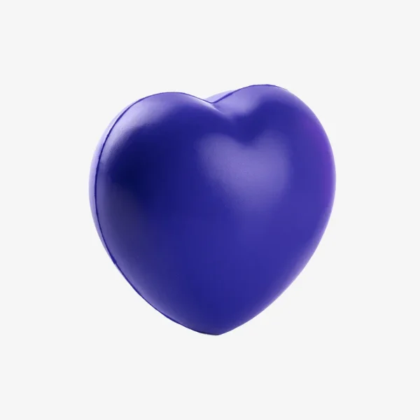 Antistres loptica Heart - plava