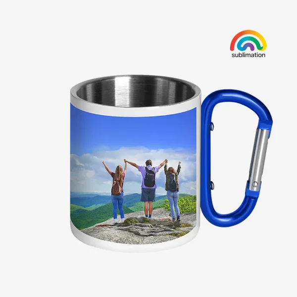 Metalna šalica Hike Subli - plava print