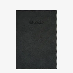 Rokovnik Nubuck D dnevnik 2026 – crni