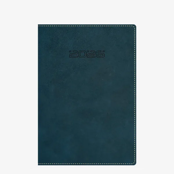 Rokovnik Nubuck D dnevnik 2026 – plavi