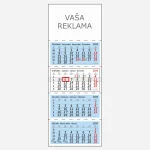 4-dijelni poslovni kalendar 2026