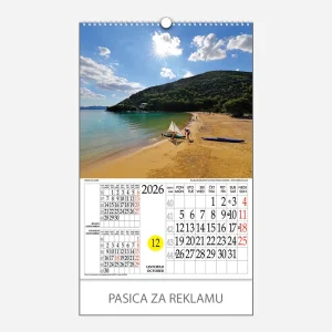 Kalendar s rotacijskim krugom Idemo na more 2026 – listopad