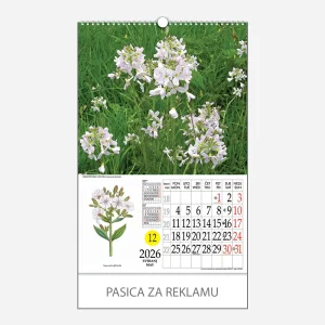 Kalendar s rotacijskim krugom Ljekovito bilje 2026 - svibanj