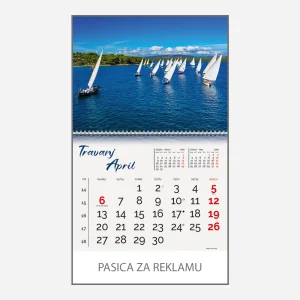 Zidni kalendar Obala i more 2026 – travanj