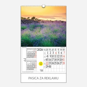 Kalendar s rotacijskim krugom Priroda nas zove 2026 - lipanj