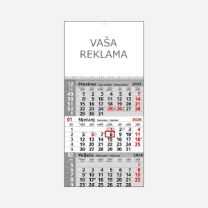 Tromjesečni poslovni kalendar 2026
