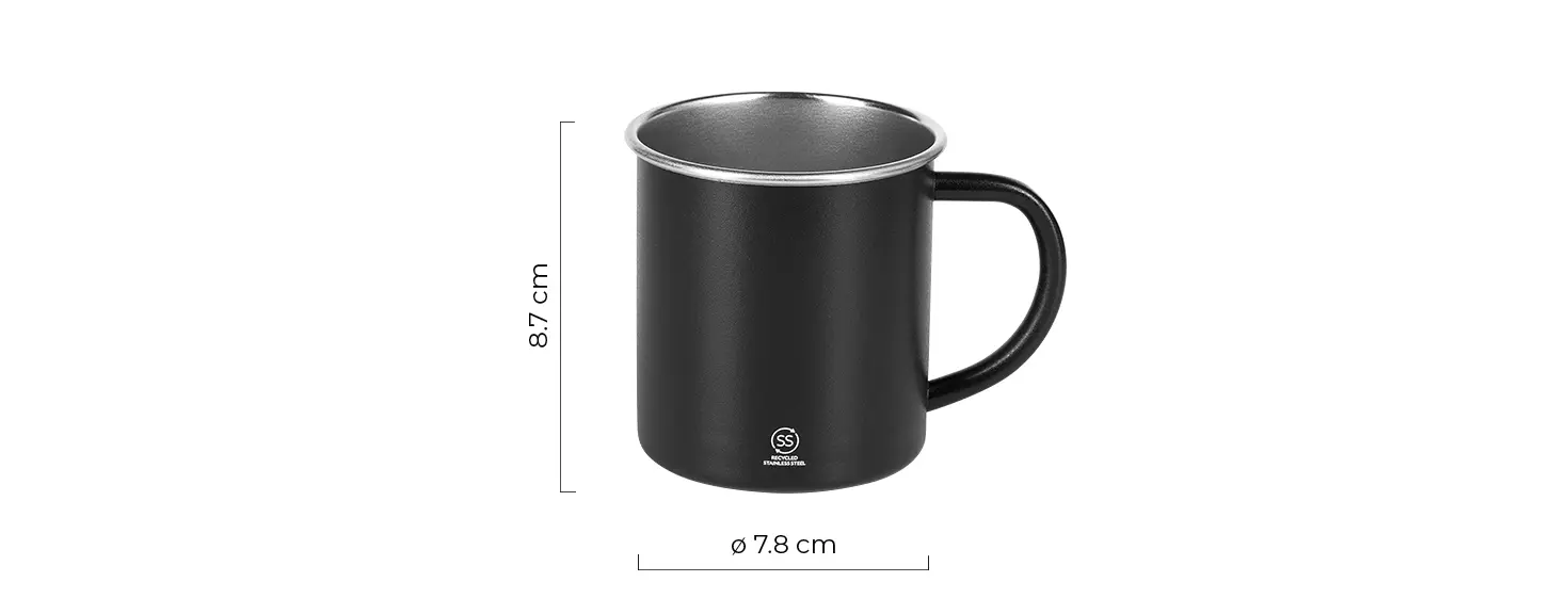 Šalica Zeppelin - dimenzije