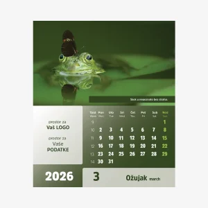 Stolni CD kalendar Arka 2026 – ožujak