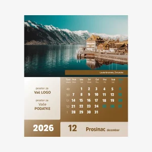 Stolni CD kalendar Europa 2026 – prosinac