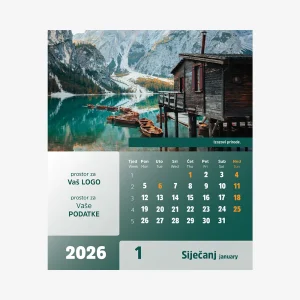 Stolni CD kalendar Natura 2026 – siječanj