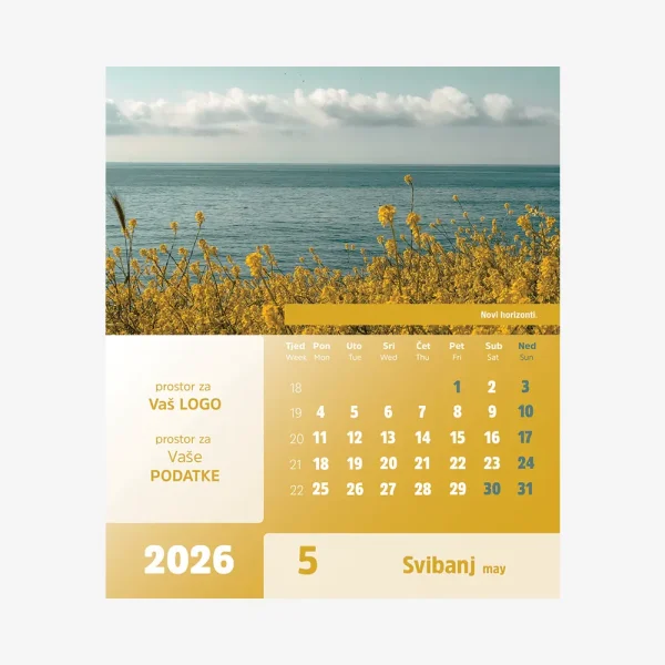 Stolni CD kalendar Natura 2026 – svibanj