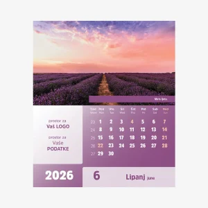 Stolni CD kalendar Natura 2026 – lipanj