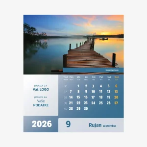 Stolni CD kalendar Natura 2026 – rujan