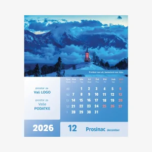 Stolni CD kalendar Natura 2026 – prosinac