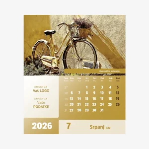 Stolni CD kalendar Vremeplov 2026 – srpanj