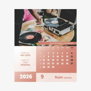 Stolni CD kalendar Vremeplov 2026 – rujan
