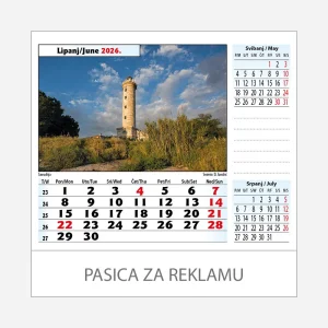 Stolni kalendar Jadran 2026 – lipanj