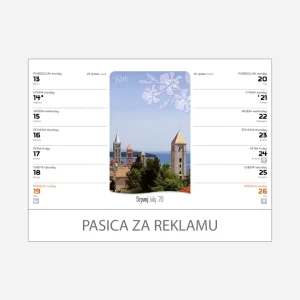 Stolni planer dvotjednik 2026 – 29. i 30. tjedan