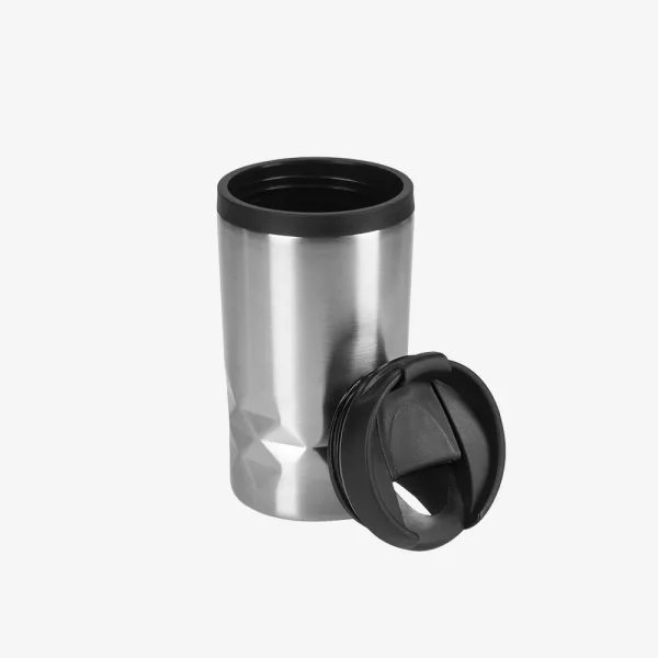 Termosica Diamond Mini - srebrna otvorena