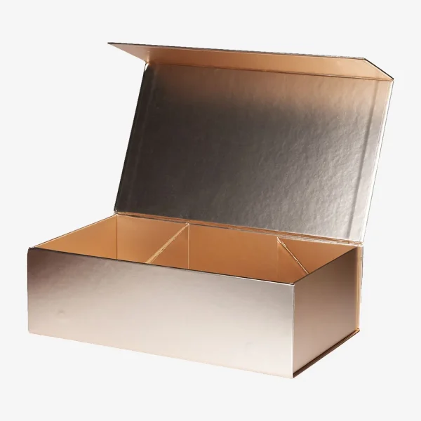 Kutija Helen - ružičasto-zlatna otvorena