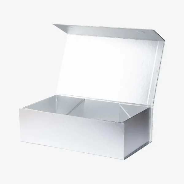 Kutija Helen - srebrna otvorena