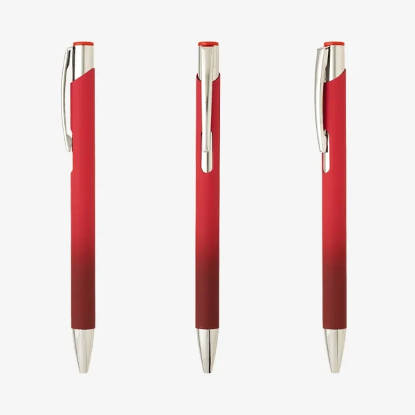 Metalna olovka Oggi Ombre - crvena