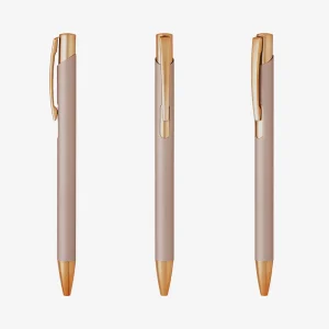 Metalna olovka Oggi Color - ružičasto-zlatna