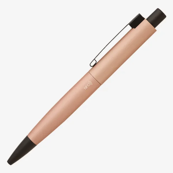 Metalna olovka Sonora NFC - ružičasto-zlatna