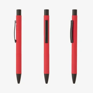 Metalna olovka Titanium Grip - crvena