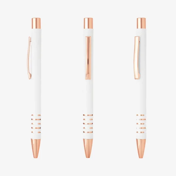 Metalna olovka Titanium Zoe - bijela