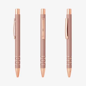 Metalna olovka Titanium Zoe - ružičasto-zlatna