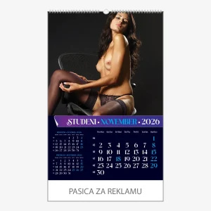 Zidni kalendar Erotika 2026 – studeni