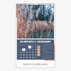 Zidni kalendar Igre prirode 2026 – siječanj