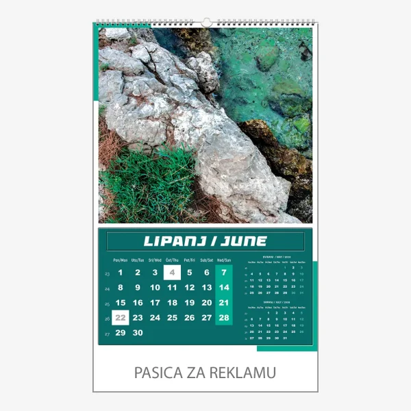 Zidni kalendar Igre prirode 2026 – lipanj