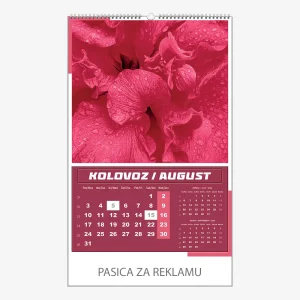 Zidni kalendar Igre prirode 2026 – kolovoz