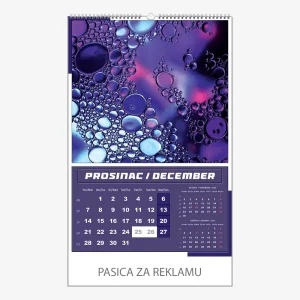 Zidni kalendar Igre prirode 2026 – prosinac