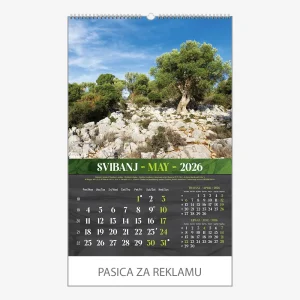 Zidni kalendar Masline 2026 – svibanj